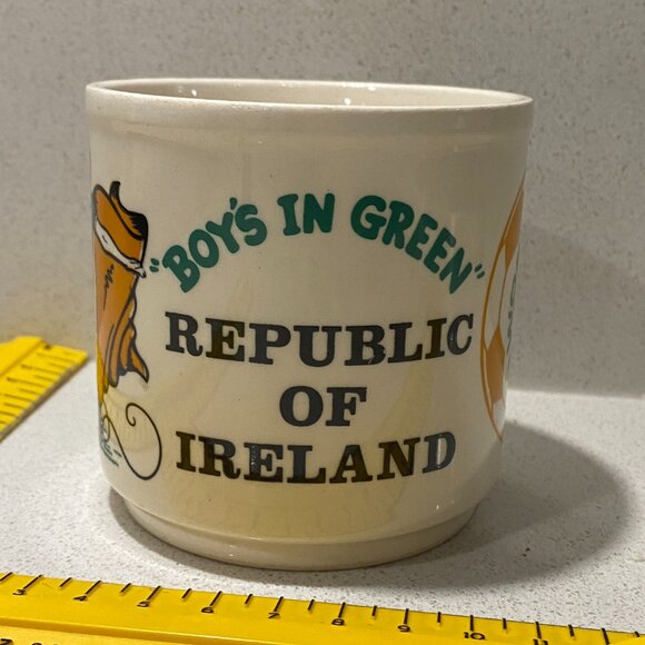 vintage world club 1990 republic of ireland boys in green italy soccer football - Picture 2 of 8